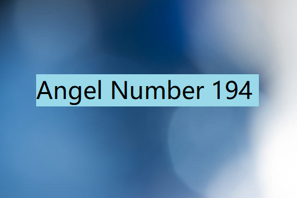 194 Angel Number